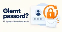 Tilbakestille passordet på Avast-kontoen din